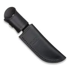 Buck Belt Sheath Black Leather 103S