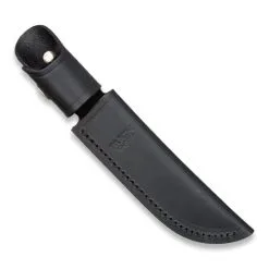 Buck Belt Sheath Black Leather 105S