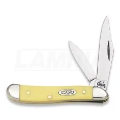 Case Cutlery Peanut Yellow Synthetic Pocket Knife 00030