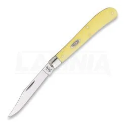 Case Cutlery Slimline Trapper Yellow Pocket Knife 00031