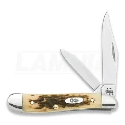 Case Cutlery Peanut Amber Bone Pocket Knife 045