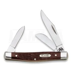 Case Cutlery Stockman Brown Delrin Pocket Knife 106