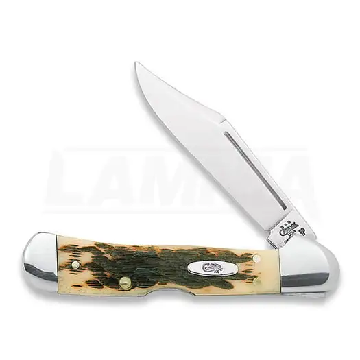 Case Cutlery Mini Copperlock Amber Bone Pocket Knife 00133 3 Case Cutlery Mini Copperlock Amber Bone Pocket Knife 00133