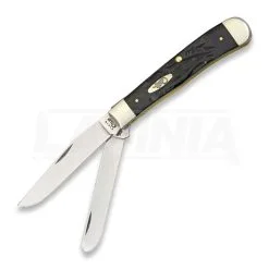 Case Cutlery Trapper Rough Black Series Pocket Knife 18221