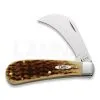 Case Cutlery Hawkbill Amber Bone Pocket Knife 00249 -Knife maintenance shop 22909 CA249 01