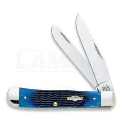 Case Cutlery Trapper Blue Bone Pocket Knife 02800 5 Case Cutlery Trapper Blue Bone Pocket Knife 02800 -Knife maintenance shop 22966 CA02800 02