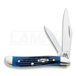 Case Cutlery Peanut Blue Bone Pocket Knife 2802