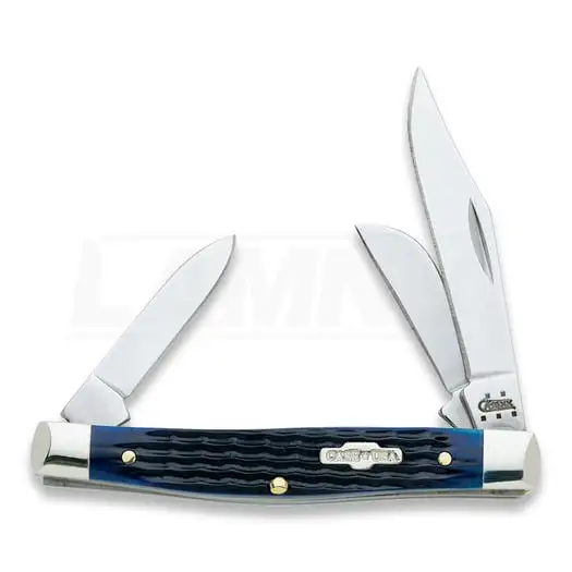 Case Cutlery Stockman Blue Bone Pocket Knife 02806 3 Case Cutlery Stockman Blue Bone Pocket Knife 02806