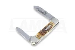 Case Cutlery Canoe Amber Bone Pocket Knife 00263 -Knife maintenance shop 2322 CA00263 05