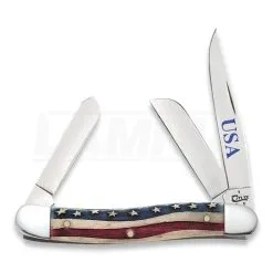 Case Cutlery Patriotic Embellished Smooth Pocket Knife 64136