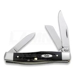 Case Cutlery Medium Stockman Buffalo Horn Pocket Knife 65012