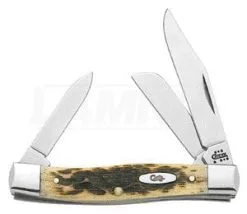 Case Cutlery Stockman Amber Bone Pocket Knife 00079