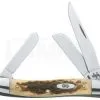 Case Cutlery Stockman Amber Bone Pocket Knife 039 -Knife maintenance shop 2592 CA039 01
