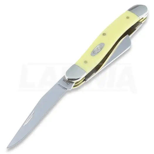 Case Cutlery Stockman Pocket Knife, Yellow 80035 3 Case Cutlery Stockman Pocket Knife, Yellow 80035