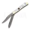 Hen & Rooster Damascus Trapper Pocket Knife, 3 1/2"