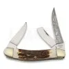 Hen & Rooster Bullrider Deer Stag Pocket Knife -Knife maintenance shop 26305 HR283DSBR 01