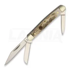 Hen & Rooster Stockman Mini Pocket Knife, Deer Stag