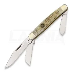 Hen & Rooster Stockman Large Pocket Knife, Deer Stag
