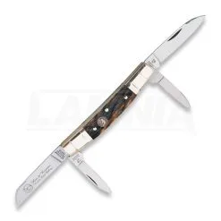Hen & Rooster Medium Congress Pocket Knife, Deer Stag