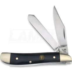 Hen & Rooster Peanut Buffalo Horn Pocket Knife