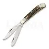 Hen & Rooster Small Trapper Deer Stag Pocket Knife -Knife maintenance shop 26383 HR412DS 01