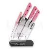 Hen & Rooster Seven Piece Kitchen Set Pink 2 Hen & Rooster Seven Piece Kitchen Set Pink -Knife maintenance shop 26440 HRI036 01