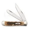 Case Cutlery Trapper Amber Bone Pocket Knife 06540 -Knife maintenance shop 35062 CA06540 01