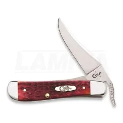 Case Cutlery Dark Red Bone Standard Jig Pocket Knife 06994