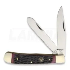 Hen & Rooster Trapper Bone Pocket Knife