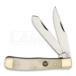 Hen & Rooster Trapper Bone Pocket Knife -Knife maintenance shop 41224 HR312TB 04