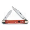 Hen & Rooster Pen Knife Red Smooth Bone Pocket Knife -Knife maintenance shop 42334 HR302RSB 01