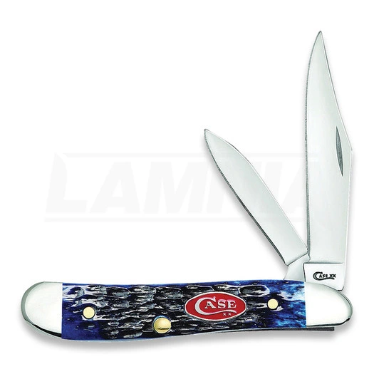 Case Cutlery Peanut Navy Blue Bone Pocket Knife 07314 3 Case Cutlery Peanut Navy Blue Bone Pocket Knife 07314