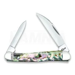Case Cutlery Mini Copperhead Abalone Pocket Knife 12013