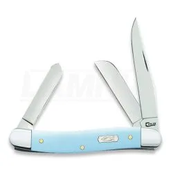 Case Cutlery Stockman Icthus Blue Pocket Knife 23381