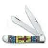 Case Cutlery Trapper Stained Glass Cross Pocket Knife 38713 -Knife maintenance shop 44566 CA38713 01