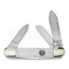 Hen & Rooster Gunboat Canoe 3 Blade MOP Pocket Knife 1 Hen & Rooster Gunboat Canoe 3 Blade MOP Pocket Knife -Knife maintenance shop 55482 HR353LMOP 01