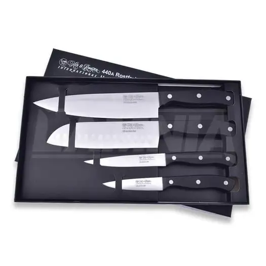 Hen & Rooster Kitchen Knife Set 3 Hen & Rooster Kitchen Knife Set