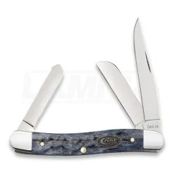 Case Cutlery Gray Bone Standard Jig Medium Stockman Pocket Knife 23112