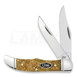 Case Cutlery SparXX Gold Stardust Kirinite Smooth Pocket Hunter Pocket Knife 50982