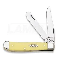 Case Cutlery Mini Trapper Yellow Pocket Knife 029