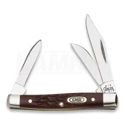 Case Cutlery Small Stockman Brown Delrin Pocket Knife 081