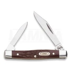 Case Cutlery Small Pen Knife Brown Delrin 083
