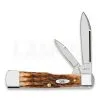 Case Cutlery Gunstock Amber Bone Pocket Knife 10728 1 Case Cutlery Gunstock Amber Bone Pocket Knife 10728 -Knife maintenance shop 60158 CA10728 01