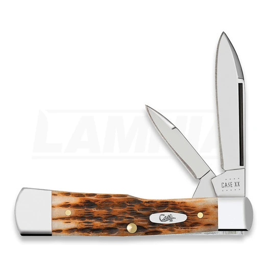 Case Cutlery Gunstock Amber Bone Pocket Knife 10728 3 Case Cutlery Gunstock Amber Bone Pocket Knife 10728