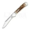 Case Cutlery Mini Copperlock Amber Bone Pocket Knife 133 -Knife maintenance shop 60175 CA133 01