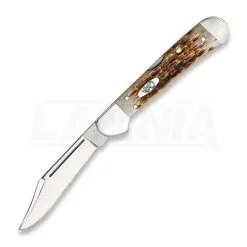Case Cutlery Mini Copperlock Amber Bone Pocket Knife 133