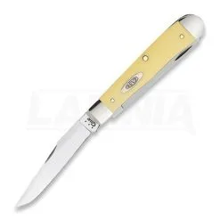 Case Cutlery Trapper Yellow Pocket Knife 161