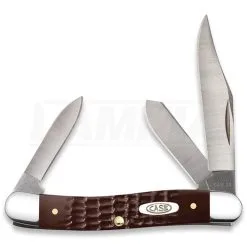 Case Cutlery Medium Stockman Brown Delrin 217 -Knife maintenance shop 60204 CA217 02