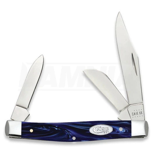Case Cutlery Stockman Blue Pearl Pocket Knife 23442 3 Case Cutlery Stockman Blue Pearl Pocket Knife 23442
