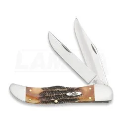 Case Cutlery Folding Hunter Burnt Bonestag Pocket Knife 3574